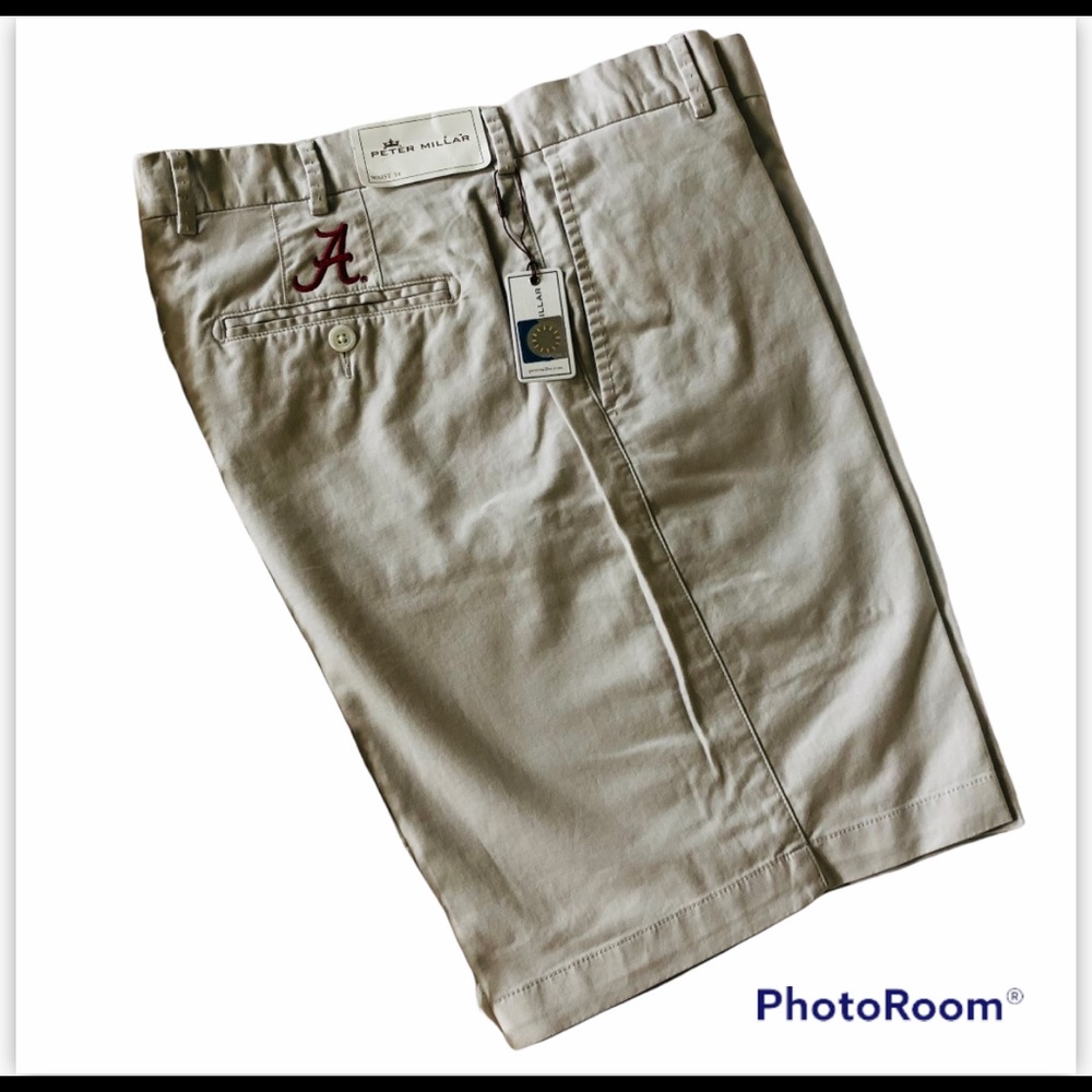 NWT Peter Millar Luxury Shorts Alabama SZ 34